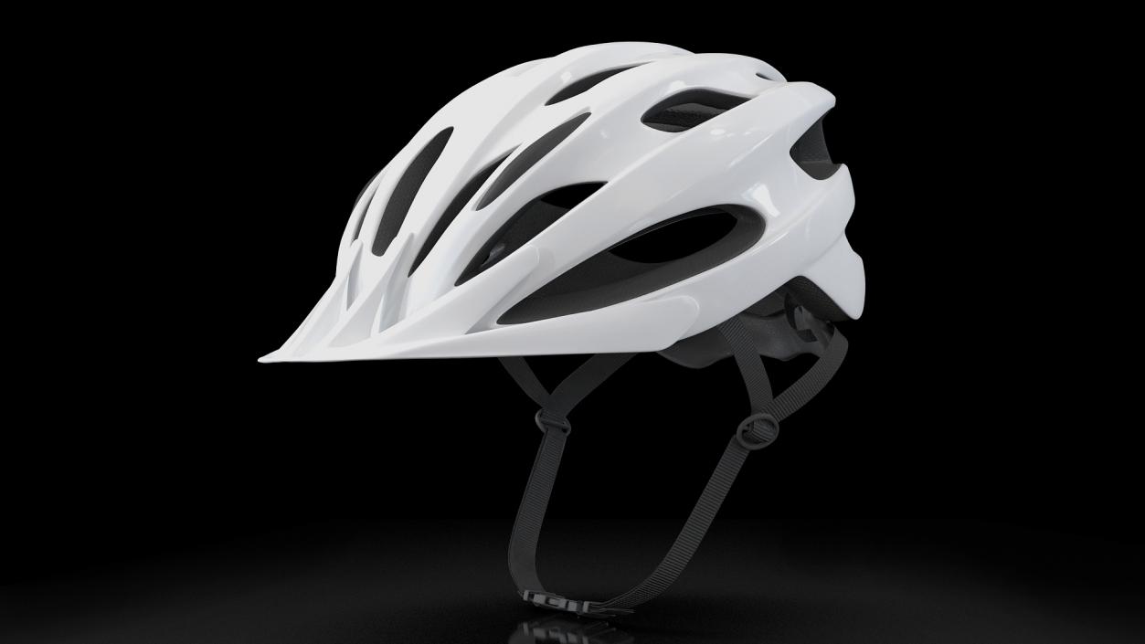 Modern Bicycle Helmet Generic 3D model