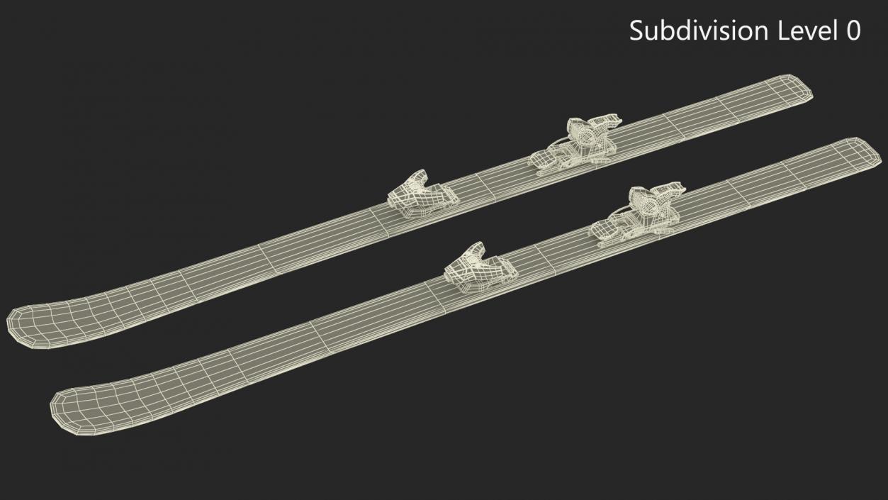 3D Snow Skis 3