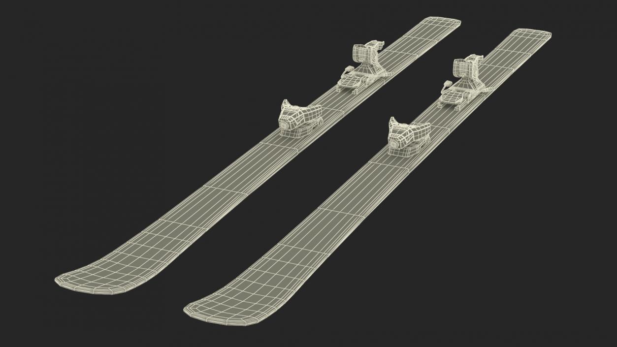 3D Snow Skis 3