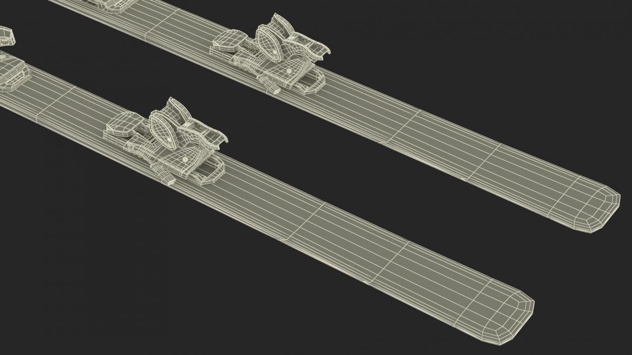 3D Snow Skis 3