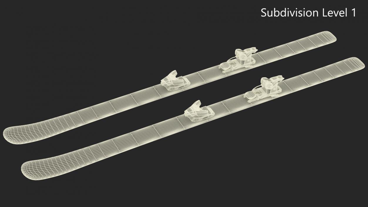 3D Snow Skis 3