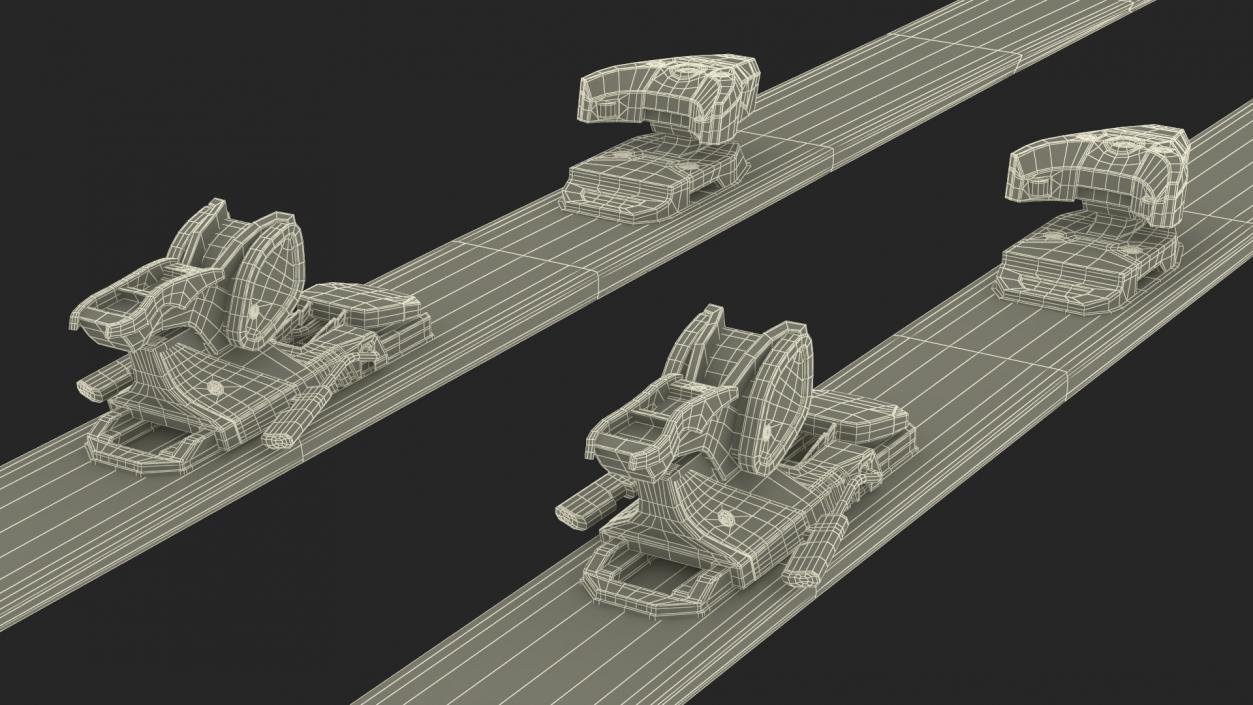 3D Snow Skis 3