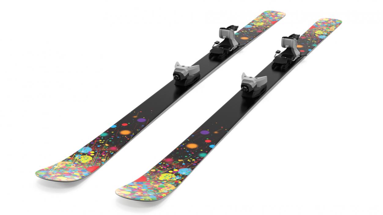 3D Snow Skis 3