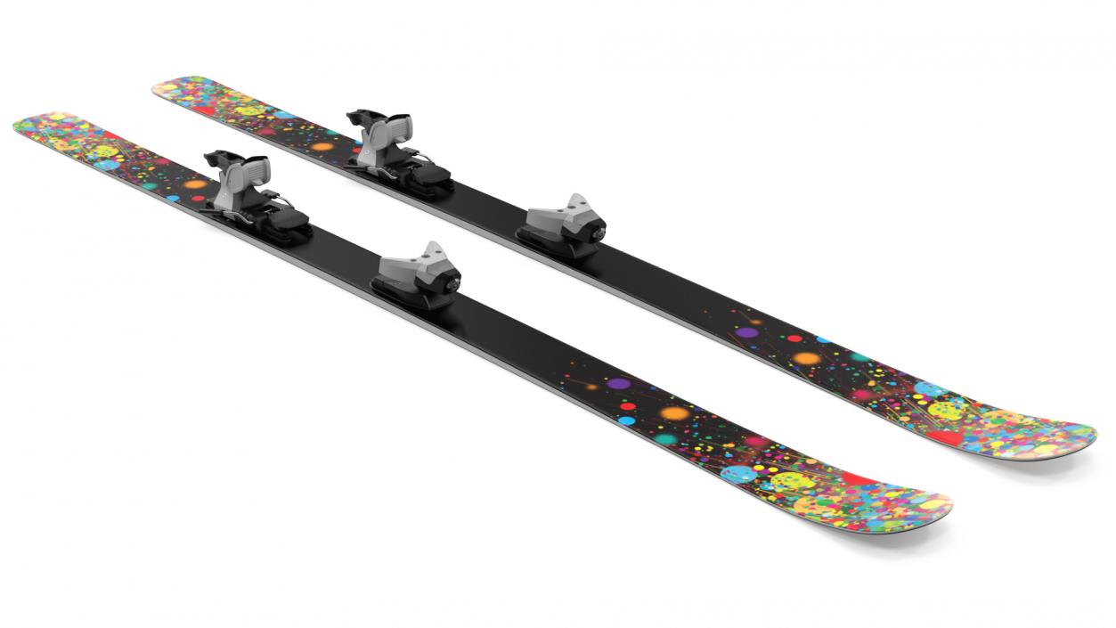 3D Snow Skis 3