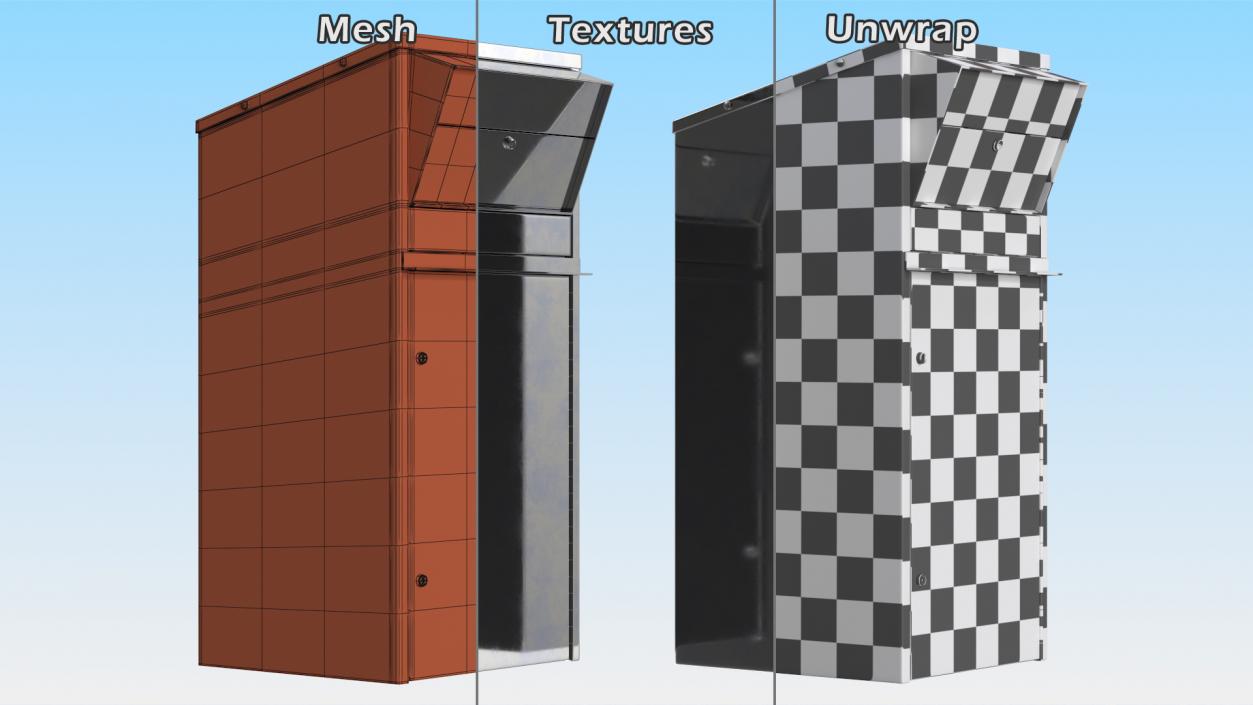 Election Ballot Box Generic 3D