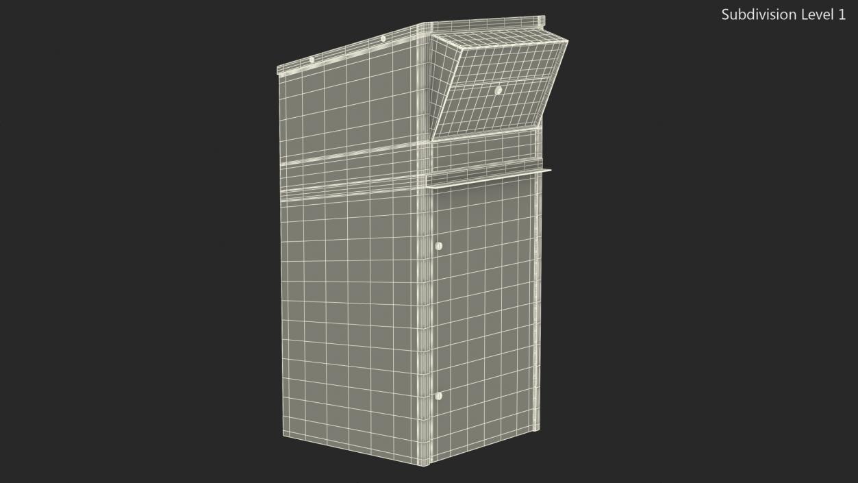 Election Ballot Box Generic 3D