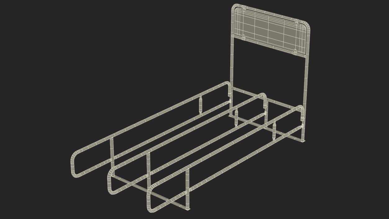 3D Grocery Cart Double Corral