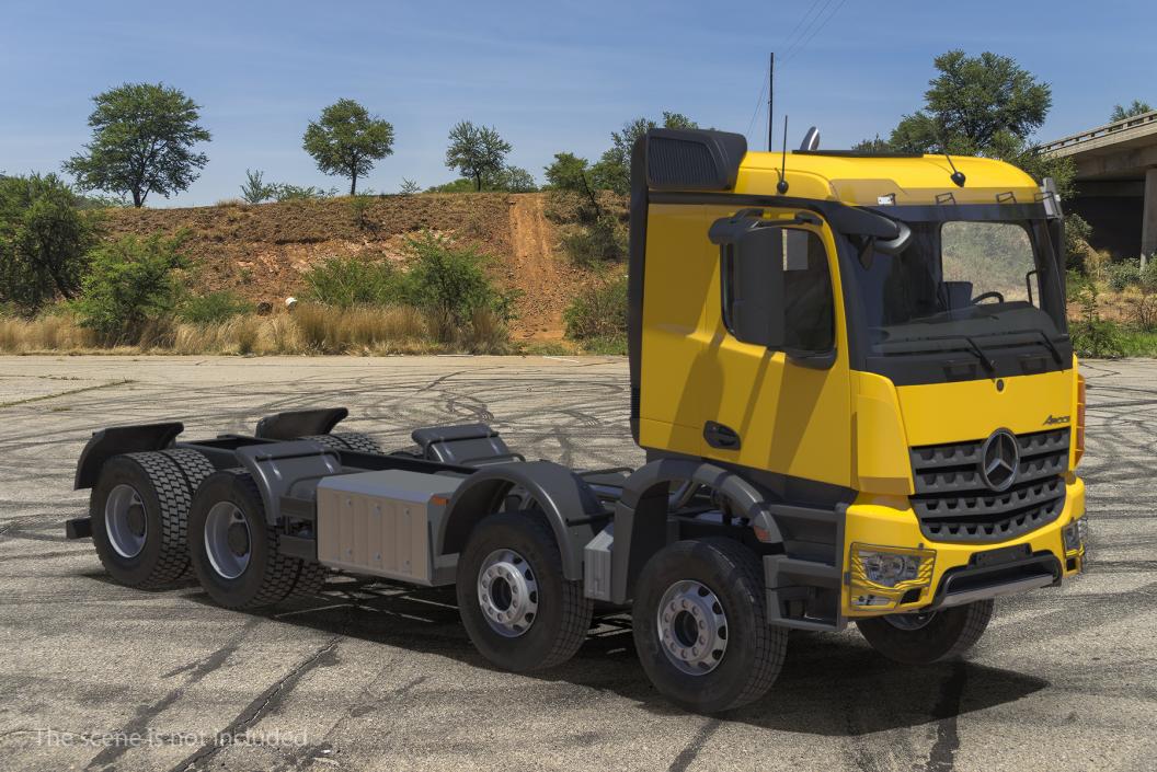 Mercedes Benz Arocs 8X8 Truck 3D model