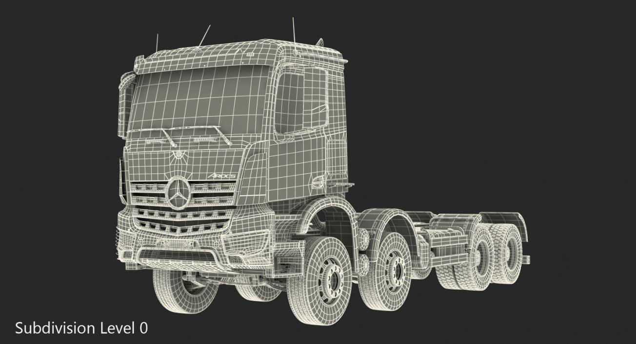 Mercedes Benz Arocs 8X8 Truck 3D model