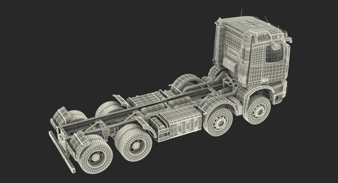 Mercedes Benz Arocs 8X8 Truck 3D model