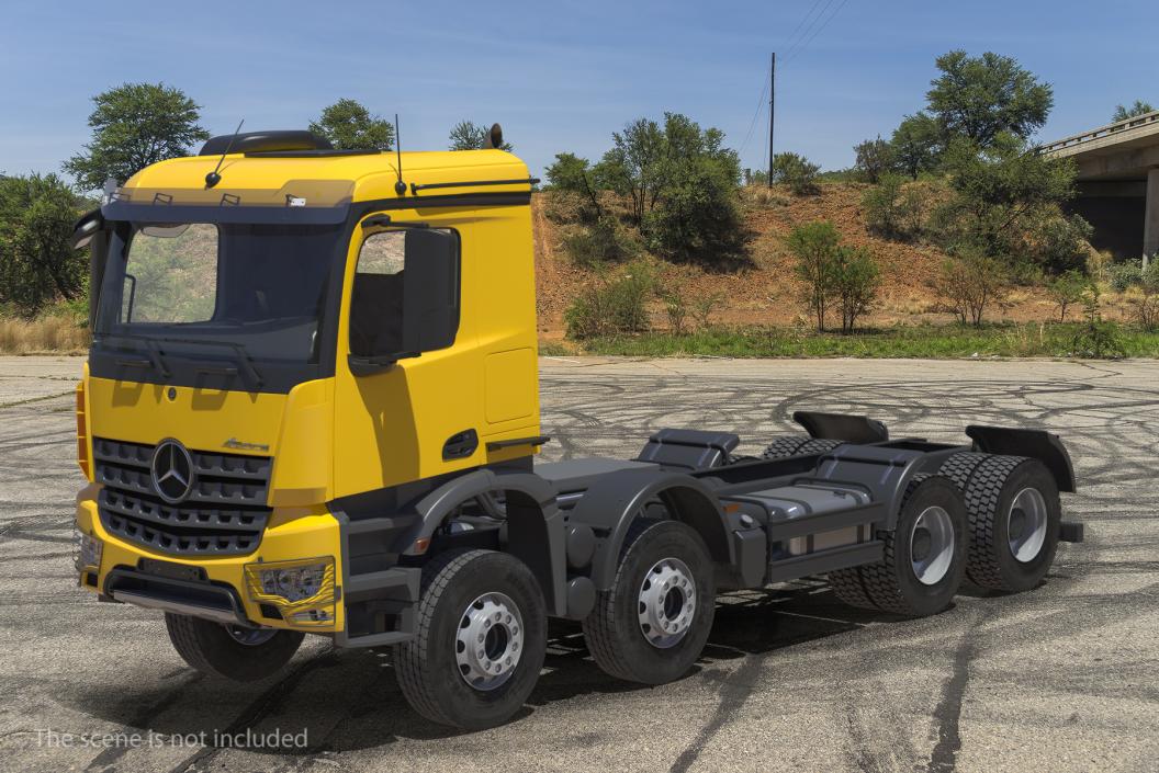 Mercedes Benz Arocs 8X8 Truck 3D model