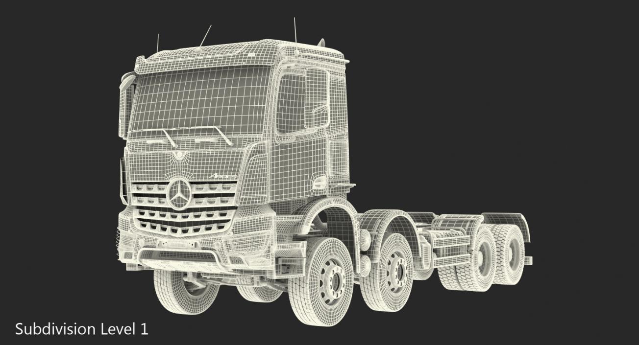 Mercedes Benz Arocs 8X8 Truck 3D model