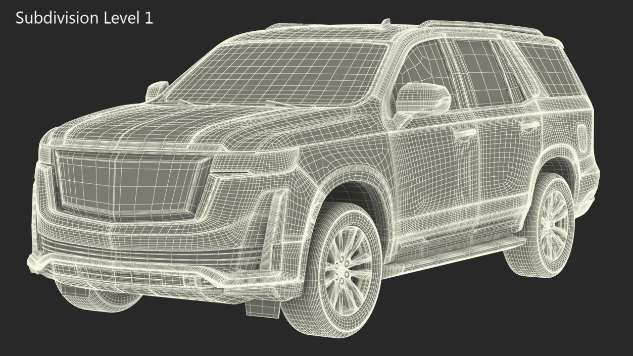 3D Luxury Large SUV