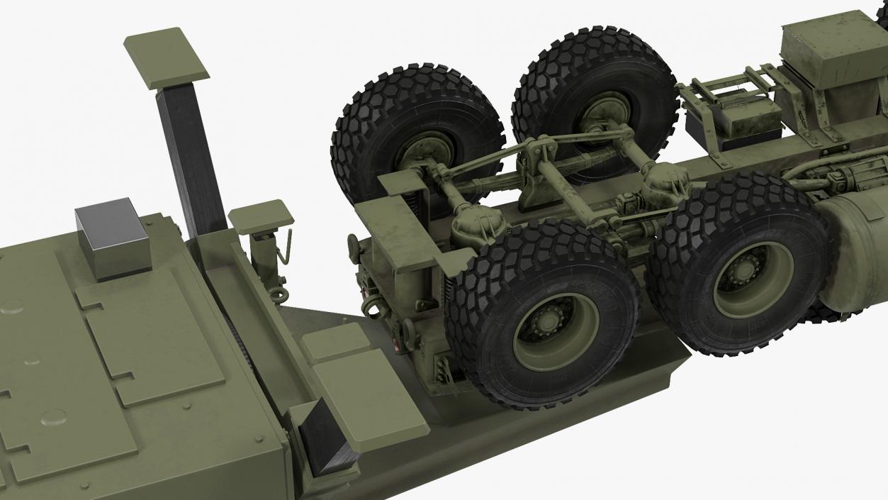 Tractor M983 with THAAD TPY2 Radar 3D model