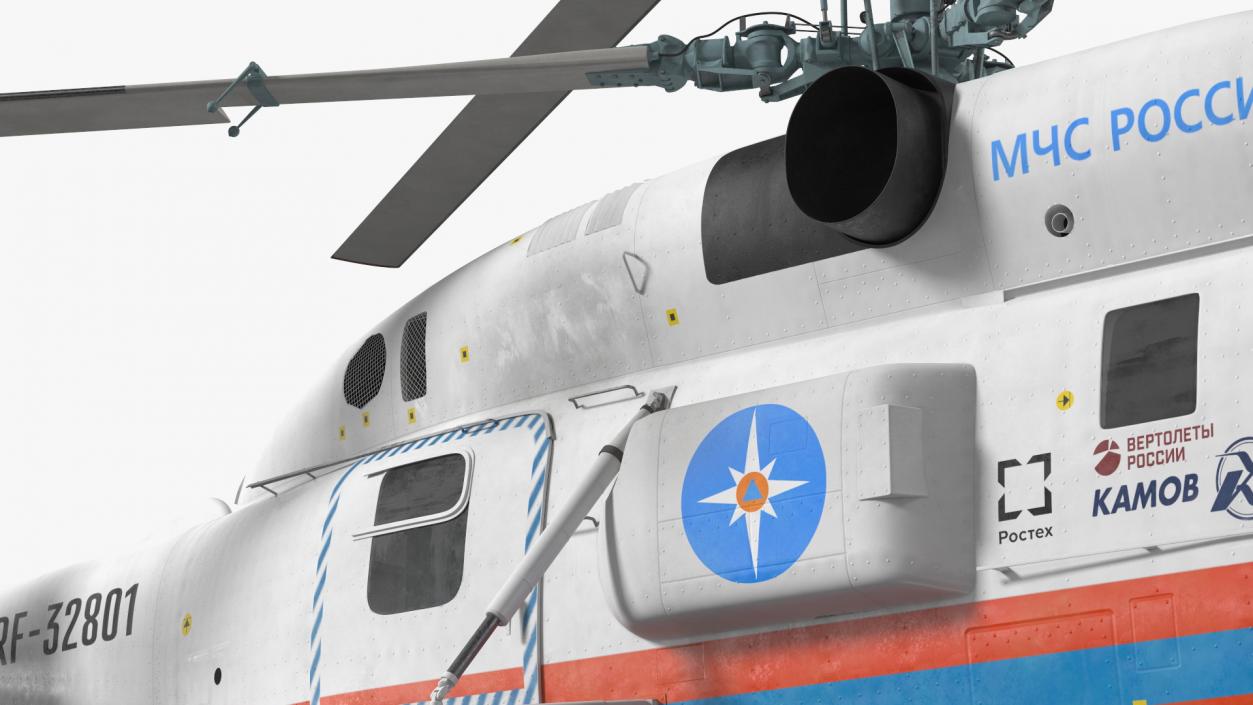 3D Kamov KA32 Russia EMERCOM Helicopter