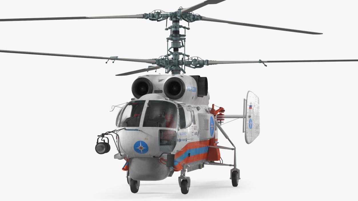 3D Kamov KA32 Russia EMERCOM Helicopter