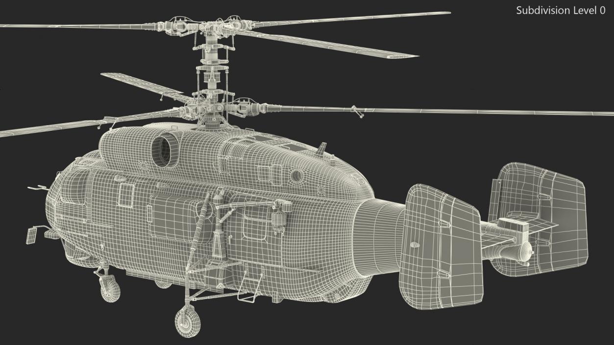 3D Kamov KA32 Russia EMERCOM Helicopter