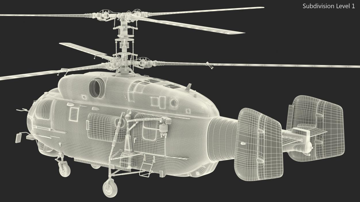 3D Kamov KA32 Russia EMERCOM Helicopter