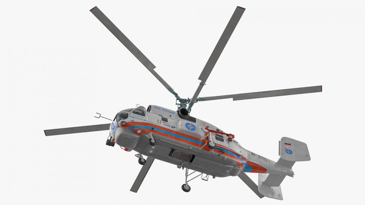 3D Kamov KA32 Russia EMERCOM Helicopter