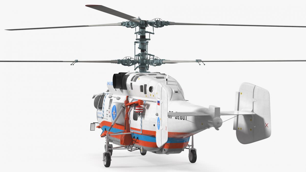 3D Kamov KA32 Russia EMERCOM Helicopter