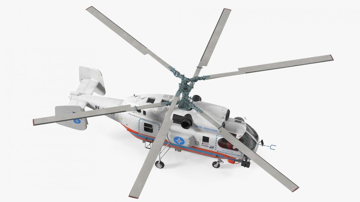 3D Kamov KA32 Russia EMERCOM Helicopter