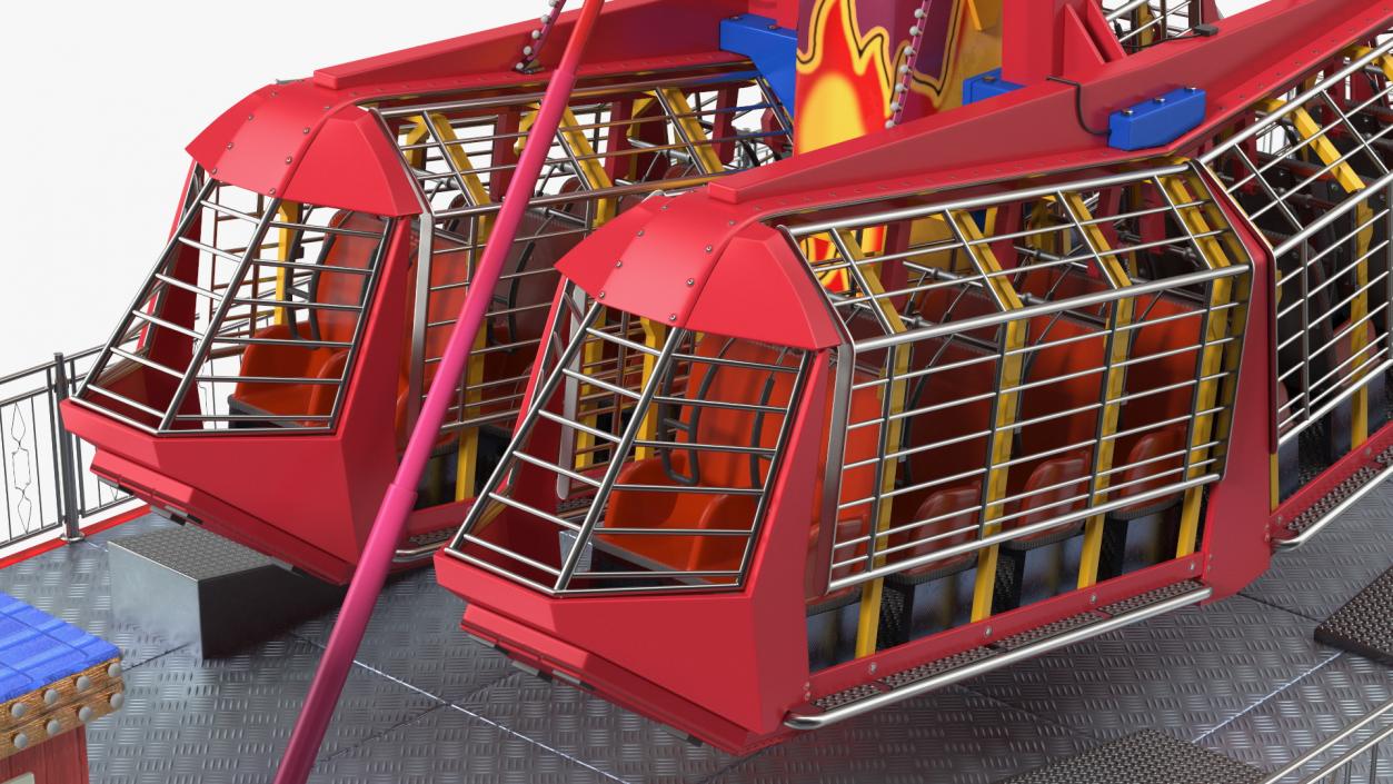 Amusement Park Attractions Collection 3D