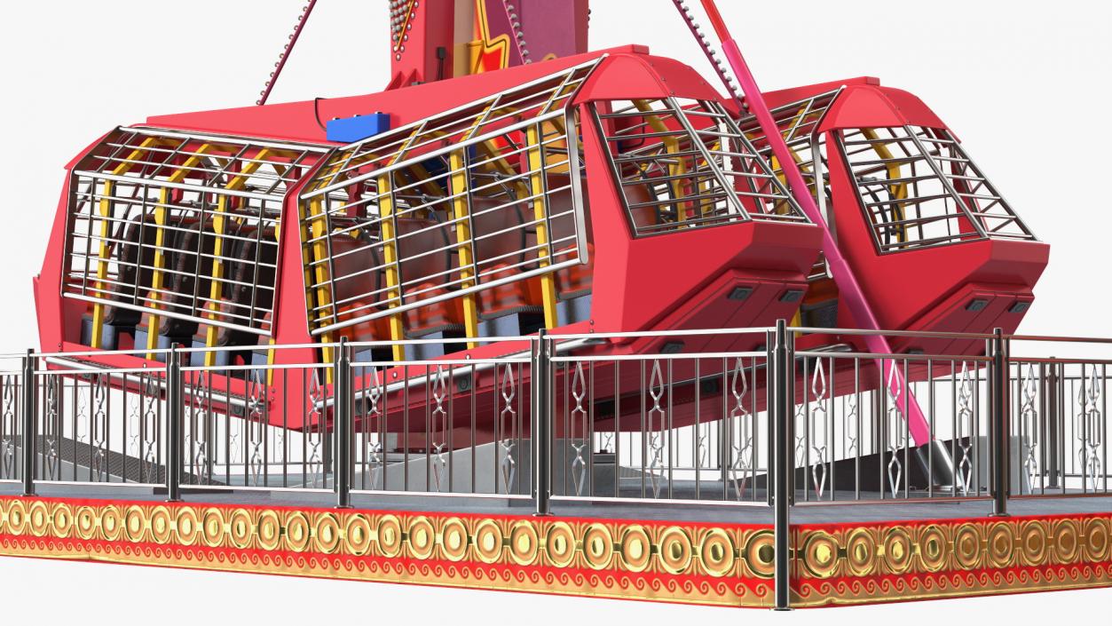 Amusement Park Attractions Collection 3D