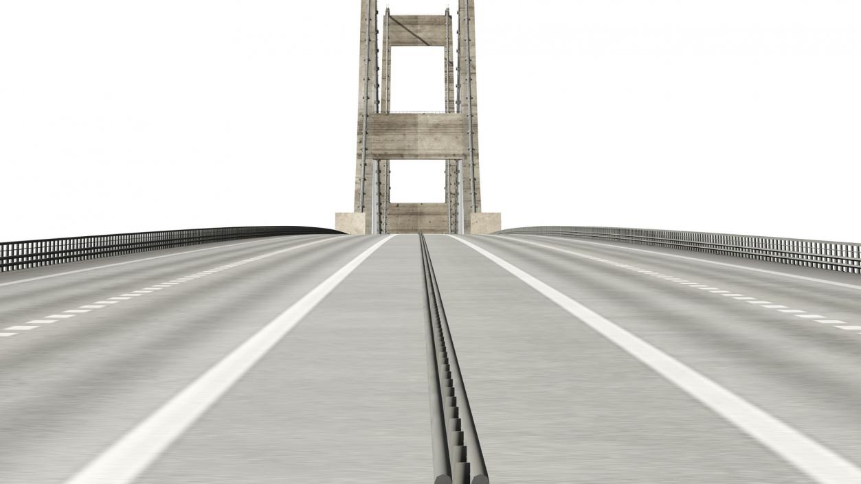 3D Suspension Great Belt Bridge model