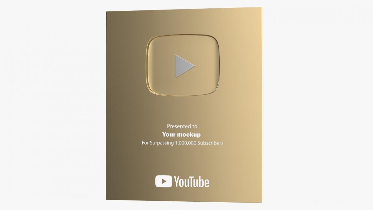 3D model Youtube Awards Collection