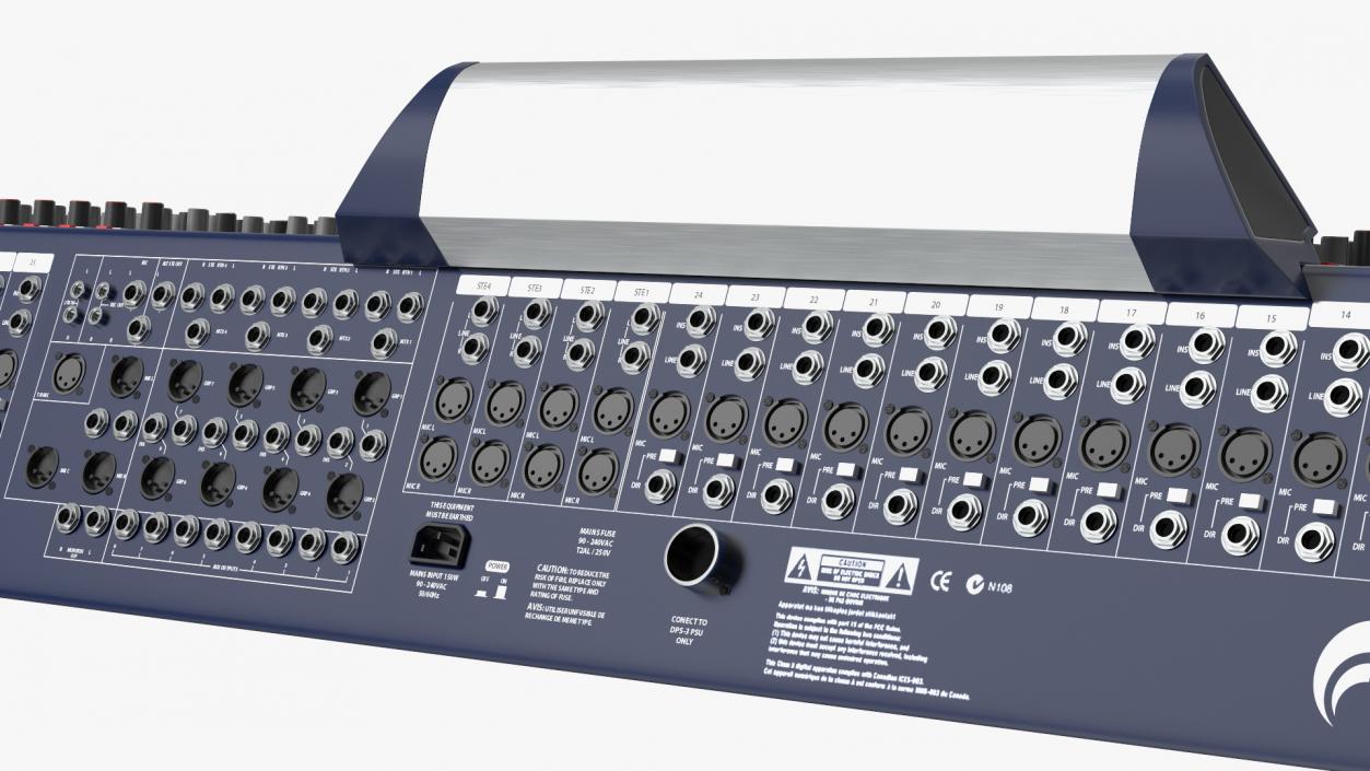 Professional Audio Mixer 3D model