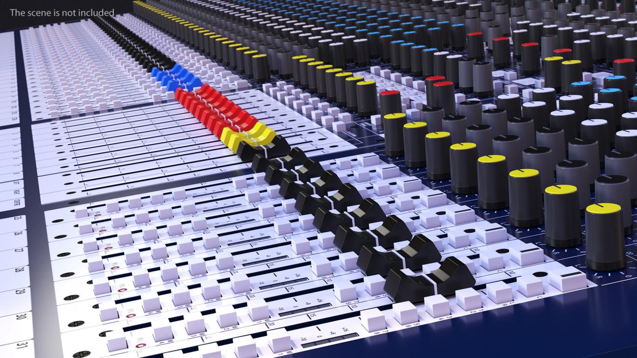 Professional Audio Mixer 3D model