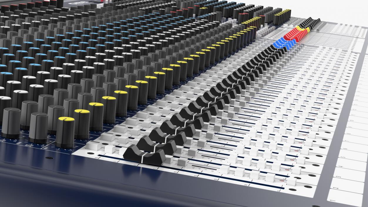 Professional Audio Mixer 3D model