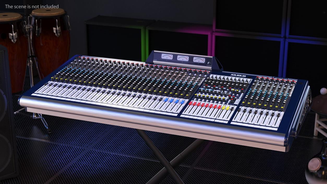 Professional Audio Mixer 3D model