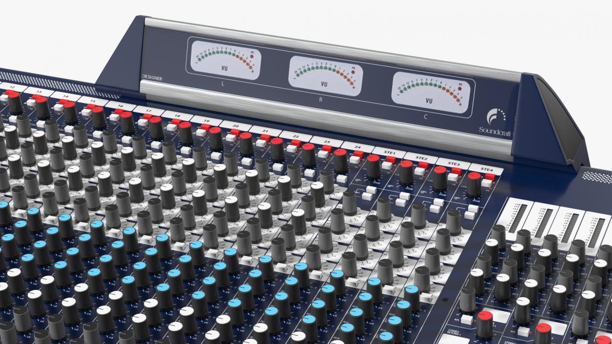 Professional Audio Mixer 3D model