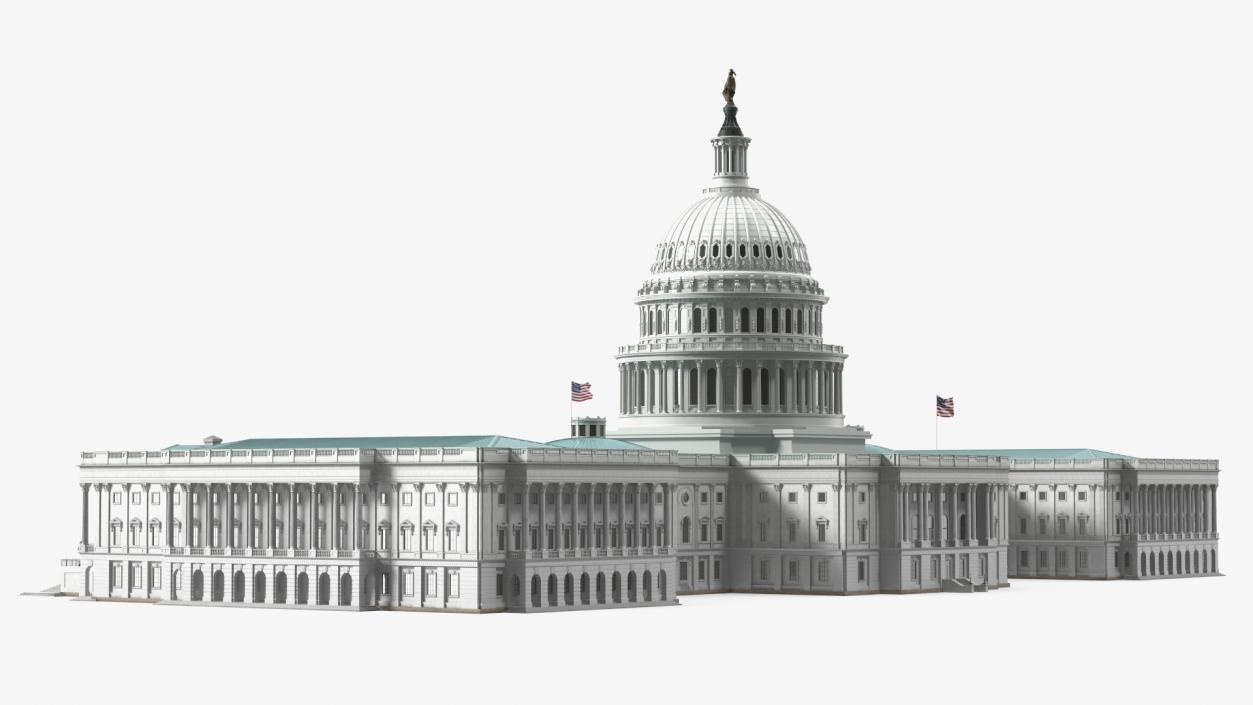 3D model United States Capitol Building