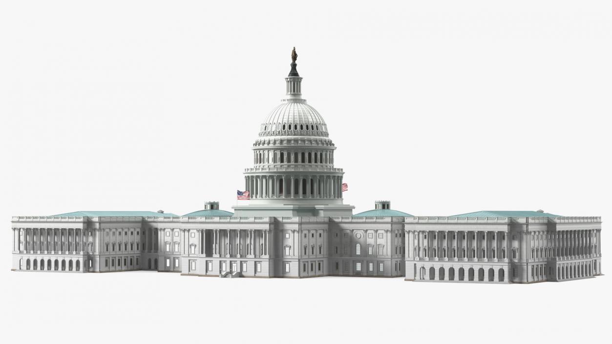 3D model United States Capitol Building