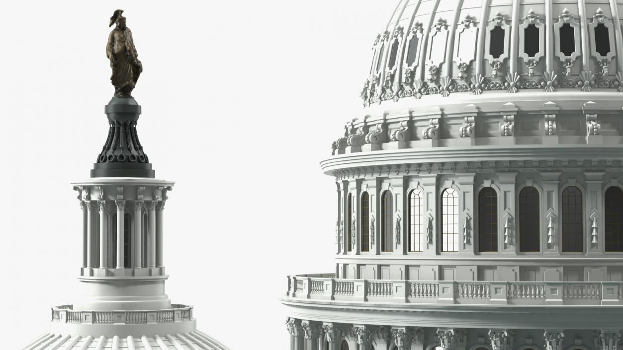 3D model United States Capitol Building