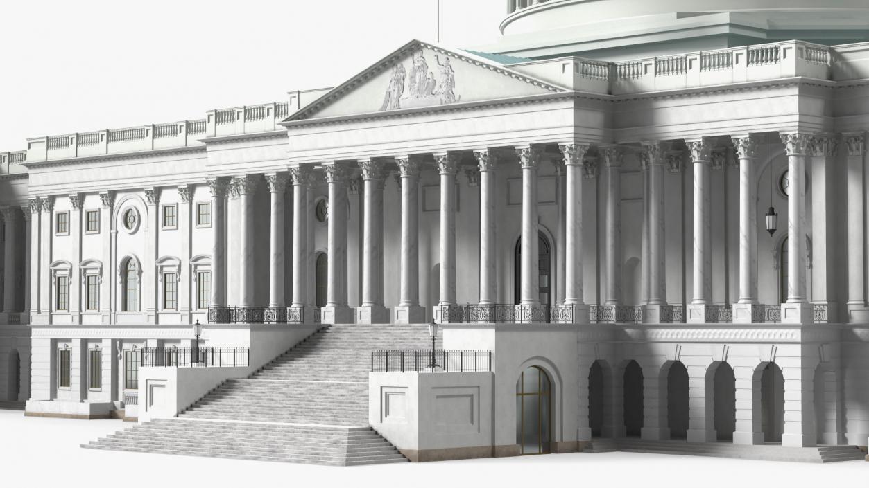 3D model United States Capitol Building