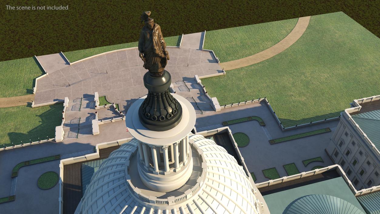 3D model United States Capitol Building