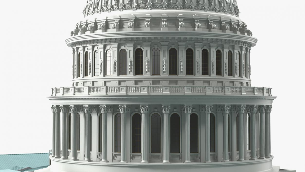 3D model United States Capitol Building