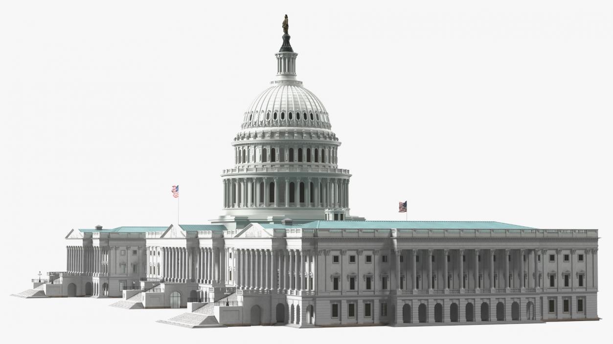 3D model United States Capitol Building