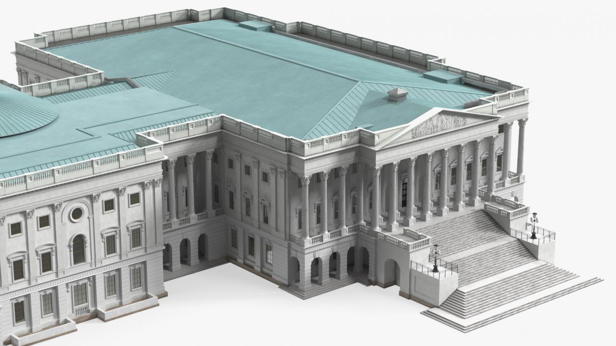 3D model United States Capitol Building