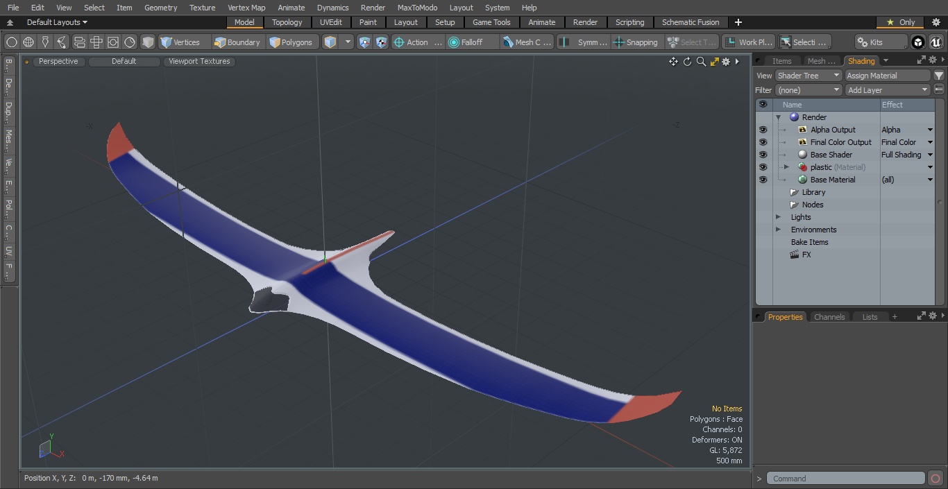 Solar Airplane 3D model