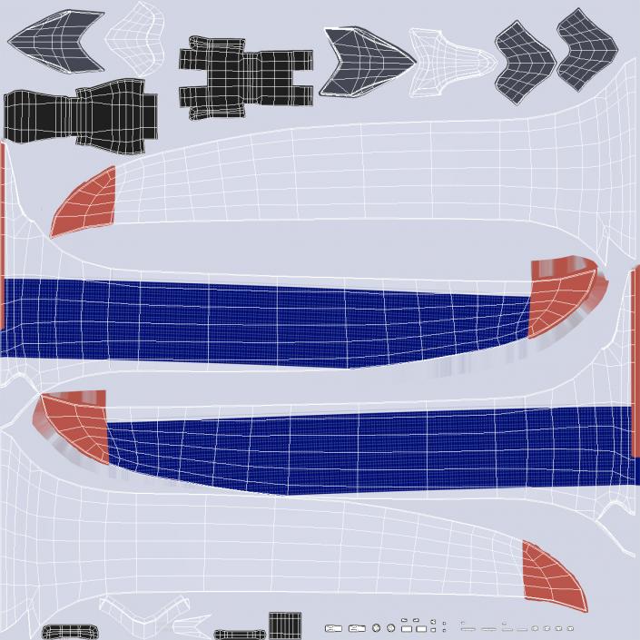 Solar Airplane 3D model