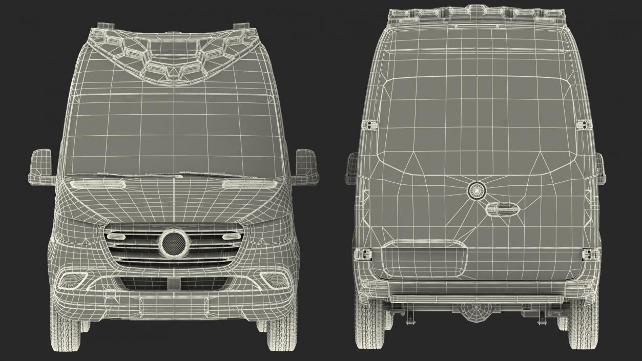 3D Paramedic Ambulance Rigged