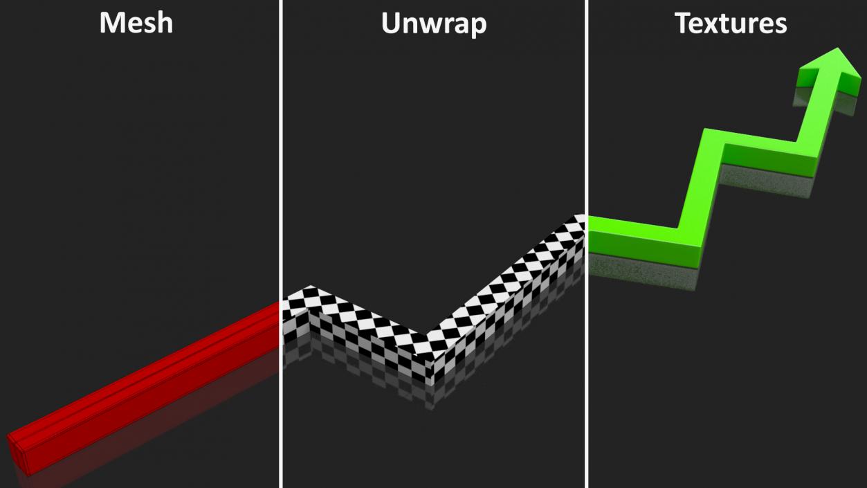 Arrow Graph Up 3D model