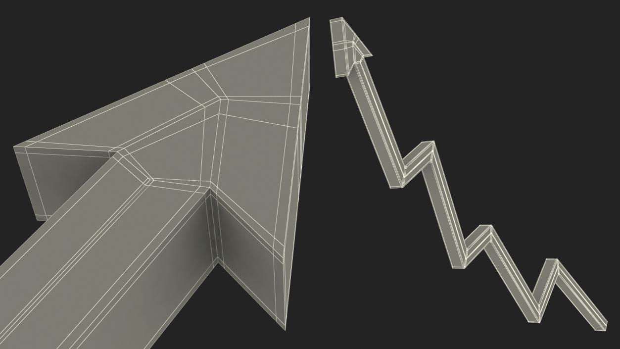 Arrow Graph Up 3D model