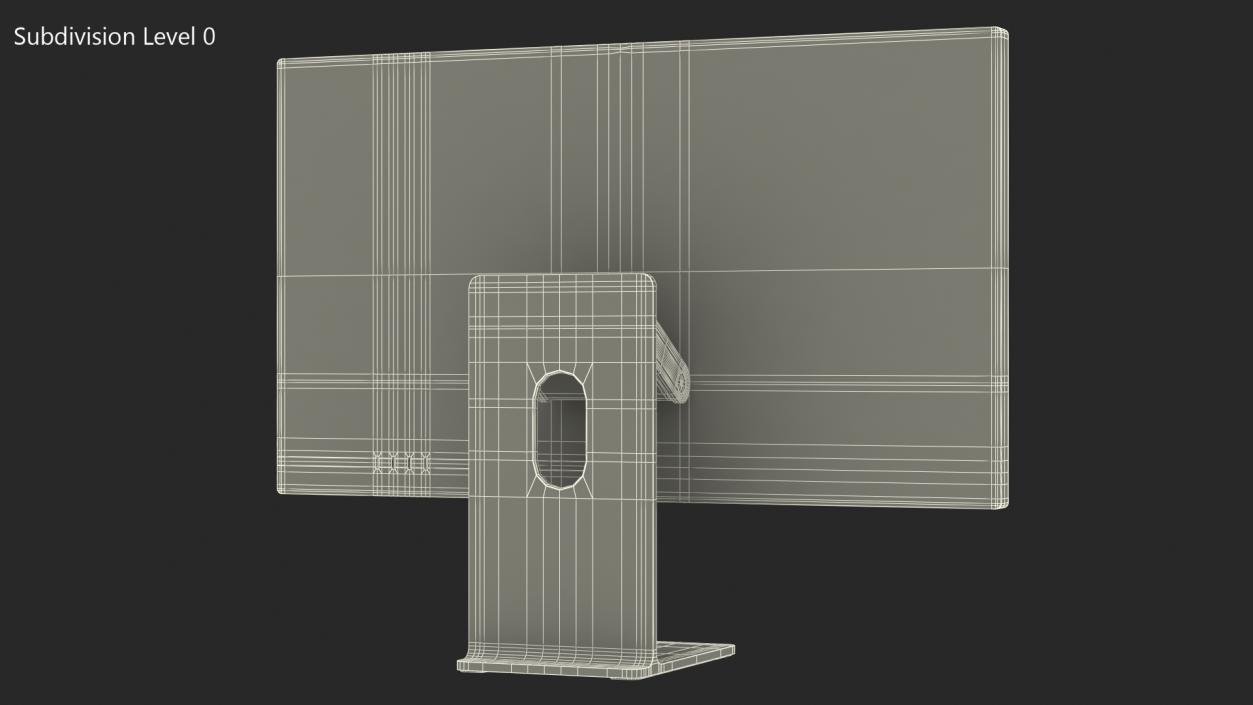 3D Display Tilt and Height Stand Off model