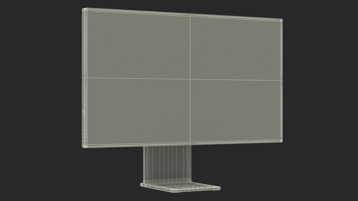 3D Display Tilt and Height Stand Off model