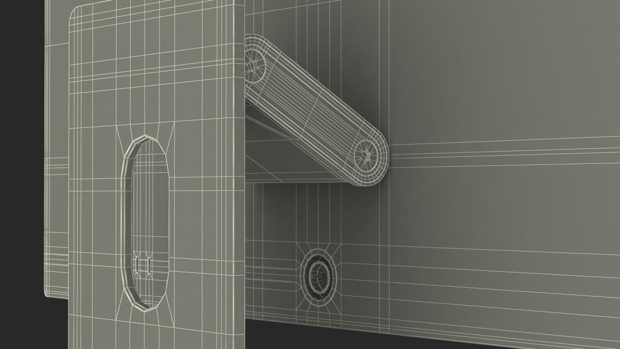 3D Display Tilt and Height Stand Off model